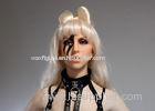 Relastic Silicone Celebrity Wax Statues , Lady Gaga Wax Figure For Museum