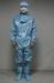 100% Polyester Fabric Blue ESD Clean Room Garments Clothing for electronic