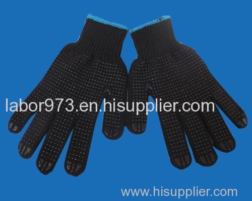 black dot diamond glove