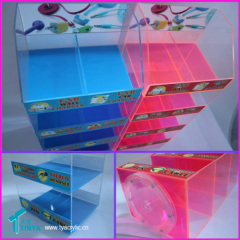 Supplier Custom Transparent Plastic Clear Perspex Phone Accessory Car charge Display Stand