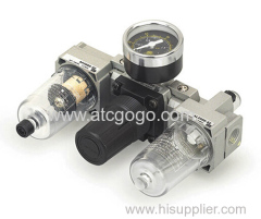 Pneumatic air FRL combination AC2000 1/4 inch Air source treatment filter pressure regulator lubricator