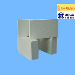 High strength mullite insulating refractory brick