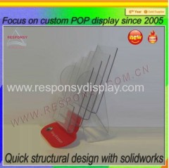 Acrylic brochure display/brochure display stand/brochure display holder