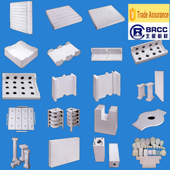 High refractoriness mullite batts sagger supporting refractory