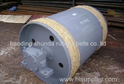 Long life large capacity conveyor head tail pulley with good quality