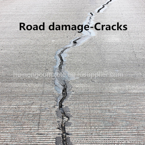 Quick/rapid setting cement material solving concrete crack in driveway