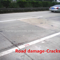 Quick/rapid setting cement material solving concrete crack in driveway