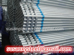 Hot dipped galvanized scaffolding steel tube