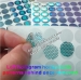 Security warranty void if tampered honeycomb hologram void stickers