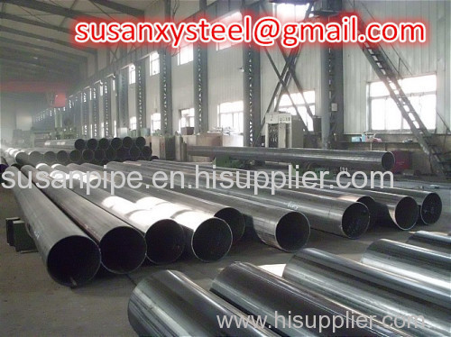 Longitudinal welded steel pipes