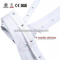 Special Four Needle Stitches Corset Fastener with Strong Tension