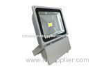 100w Pure White Outdoor LED Flood Lighting With Bridgelux Chips / Toughened Glass
