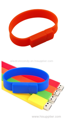 Bracelet style customized usb flash drive