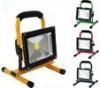 Bridgelux LED 10w -30W Rechargeable LED Floodlight with Battery for camping