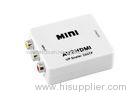 High resolution Metal / Plastic Mini HDMI to AV Converter Box , CVBS TO HDMI 60Hz