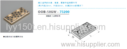 OOB-50SW Oilless Wear Plate