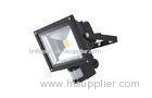 Outdoor Cool White IP65 6000K 50W LED Floodlight With PIR 110-120lm/W