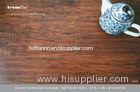 Hand scraped E0 Classical walnut Laminate Flooring with European retro style