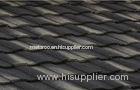 Polished Gray Double Roman Building heat insulation roof Tiles / roofing panel