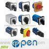 Manual Change Over 4 Pole Switch With Silver Front Plate , Rotary Cam Switch