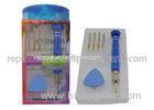 Blue Color Cell Phone Repair Tool Kit , mobile opening tool kit for Iphone