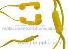 3.5mm Noise Cancelling Mobile Phone Earphone 1 m Handfree With Microphone