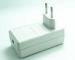 White EU Plug 2 Pins AC Charger Adapter for LED Lights / LCD Monitor