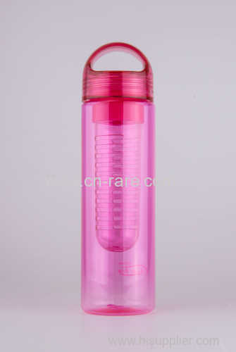 Fruit Infuser Water Bottle Plastic Clear