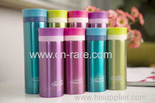 Chromophous leak-proof stainless steel colorful cup vacuum cup vacuum portable tea cup retinue cup