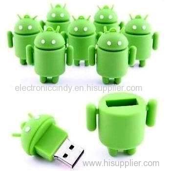 Stylish Android shape usb flash drive