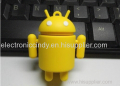 Stylish Android shape usb flash drive