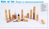 empty cosmetic container bamboo lipgloss/mascare/eyeliner bottle/lipstick tube make up packaging