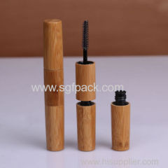 empty cosmetic container bamboo lipgloss/mascare/eyeliner bottle/lipstick tube make up packaging