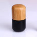 black bamboo cosmetic container