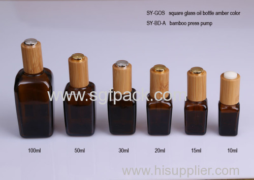 glass bottle brown essential oil bottle