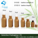 Bamboo glass essential oil bottle with dropper