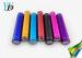 Tube 2000mAh Round Metal 18650 Li-ion Battery Power Bank For Smartphones