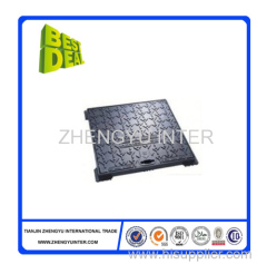Casting double triangle grey iron manhole cover D400 600mm for sewerage