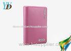 Square Smart Dual USB Pink 10400mAh Multi Function Power Bank With LED LCD