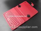 PU Leather 7 Inch Tablet Keyboard Case , Ultrathin bluetooth wireless keyboard