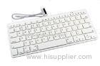 Portable Slim Apple iPad Wired Keyboard with 30-pin connect plug and play