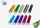 Aluminum Colorful Round Tube Universal Portable Power Bank 1800 mAh