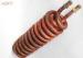 Extruded Cupronickel Copper Tube Coils for Water Heater Boilers , Fin Coil