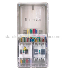 C103T high performance 3 phases transparent electric meter box straight type