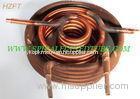 Automotive Engineering Condenser Finned Coil Heat Exchangers Aluminum / Copper