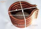 Extruded Copper / Cupronickel Finned Tube Coils for Water Heater Boiler