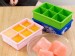 Silicone freezer ice tray