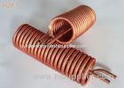 Liquid Cooling and Heat Exchangers Copper Tube Coil Tin plating Finned Coil