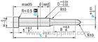 MISUMI / DIN Flange Fixing Pilot Punch DICOAT treatment , Tip R type