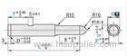 SKH51 Tip R Pilot Punch TiCN Coating 65HRC Ra 0.4 with Key Grooves